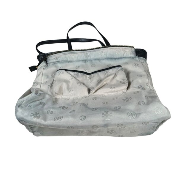 Tory Burch Black Clay Shopper Tote Pebble Leather - Picture 9 of 15